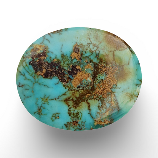 Light Blue-Green Natural Nishapuri Turquoise (Feroza) 3.50 gram