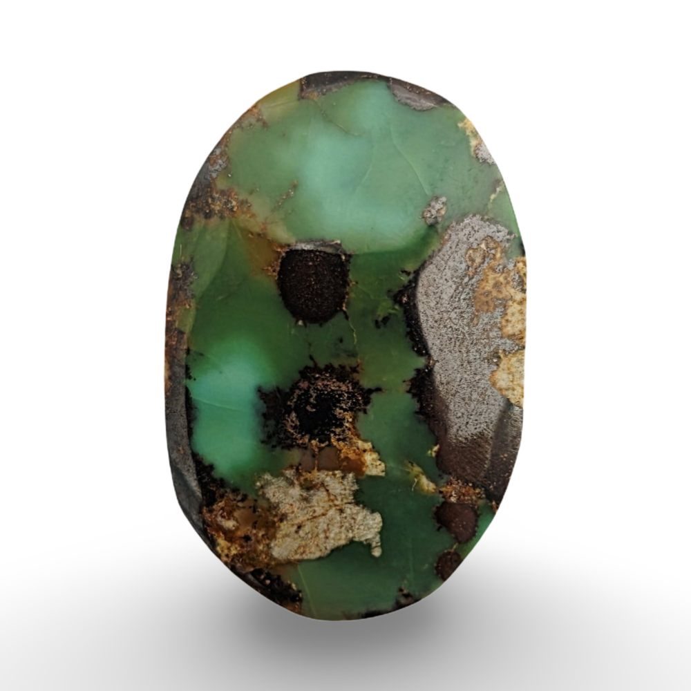 Green Natural Nishapuri Turquoise (Feroza) 3.43 gram