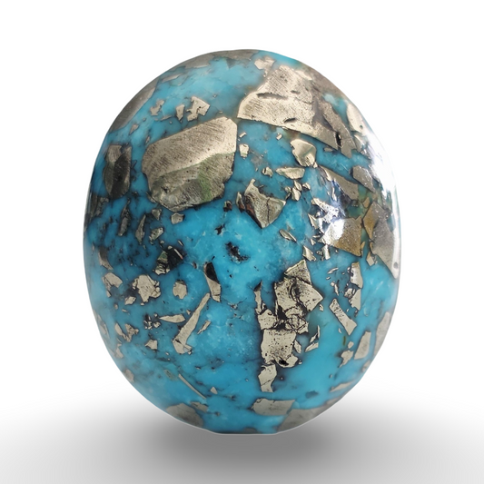 Iranian Feroza Pyrite Turquoise 9.71 gram