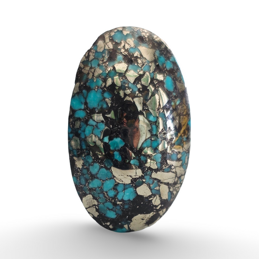 Iranian Feroza Pyrite Turquoise 8.04 gram