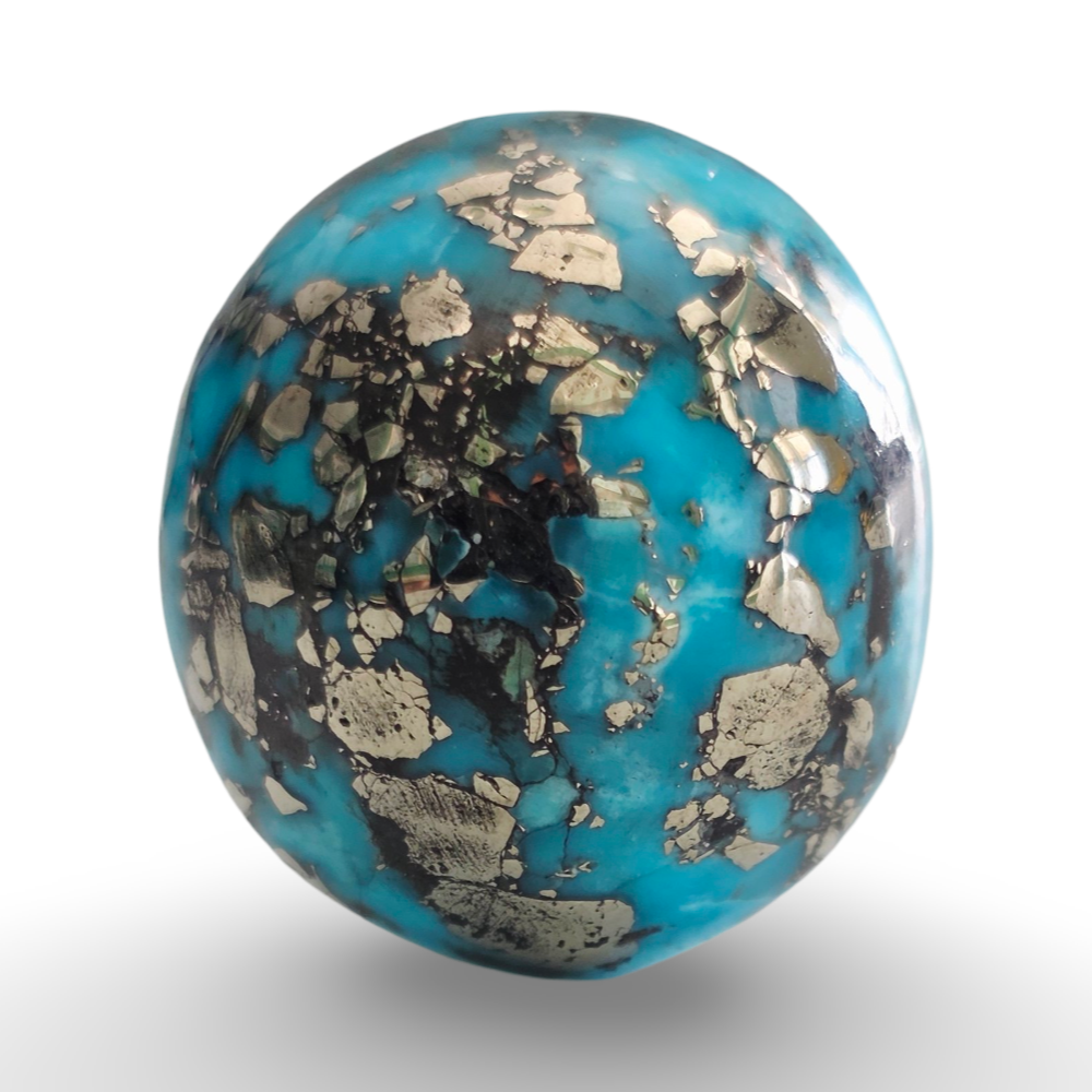 Iranian Feroza Pyrite Turquoise 9.05 gram