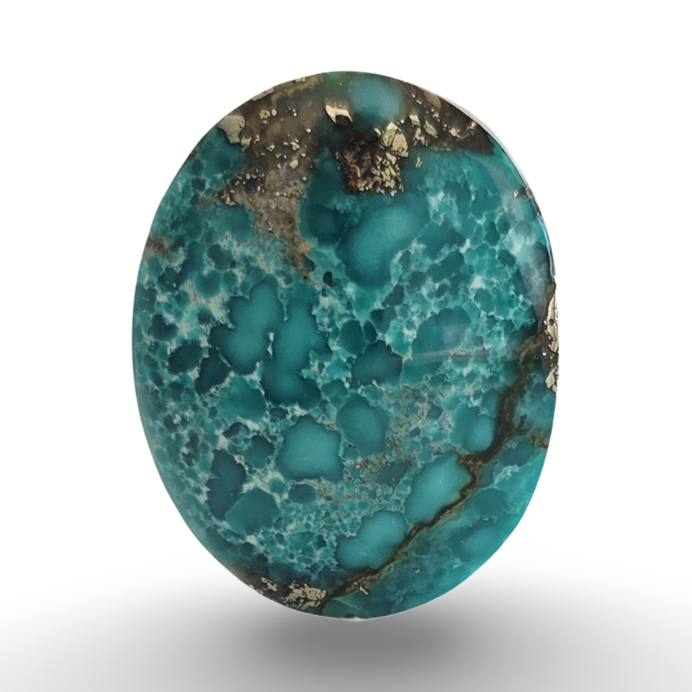 Iranian Feroza Pyrite Turquoise 7.04 gram