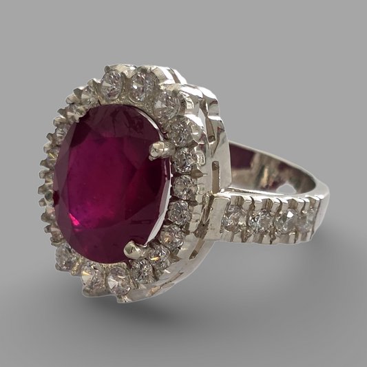 African Ruby ring